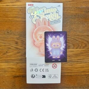 Big Into Energy Labubu Luck Purple Plush Pendant Keychain